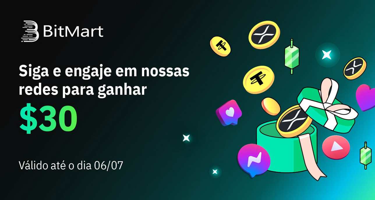 BitMart irá recompensar seus usuários com $30